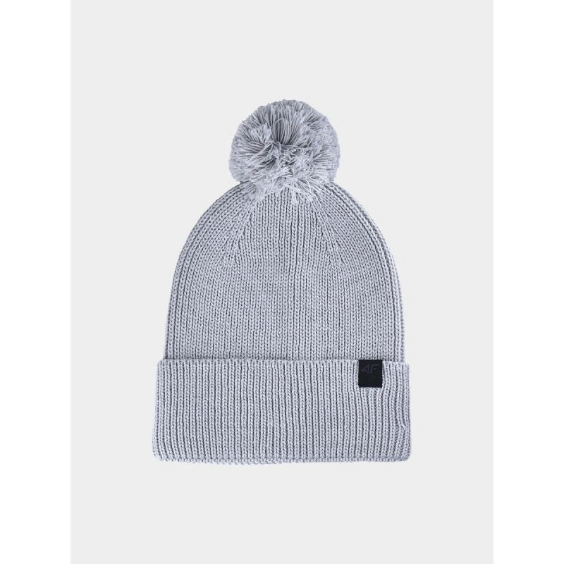 Unisex winter hat with pompom 4F 4FWAW24ACAPU472-27S sapka