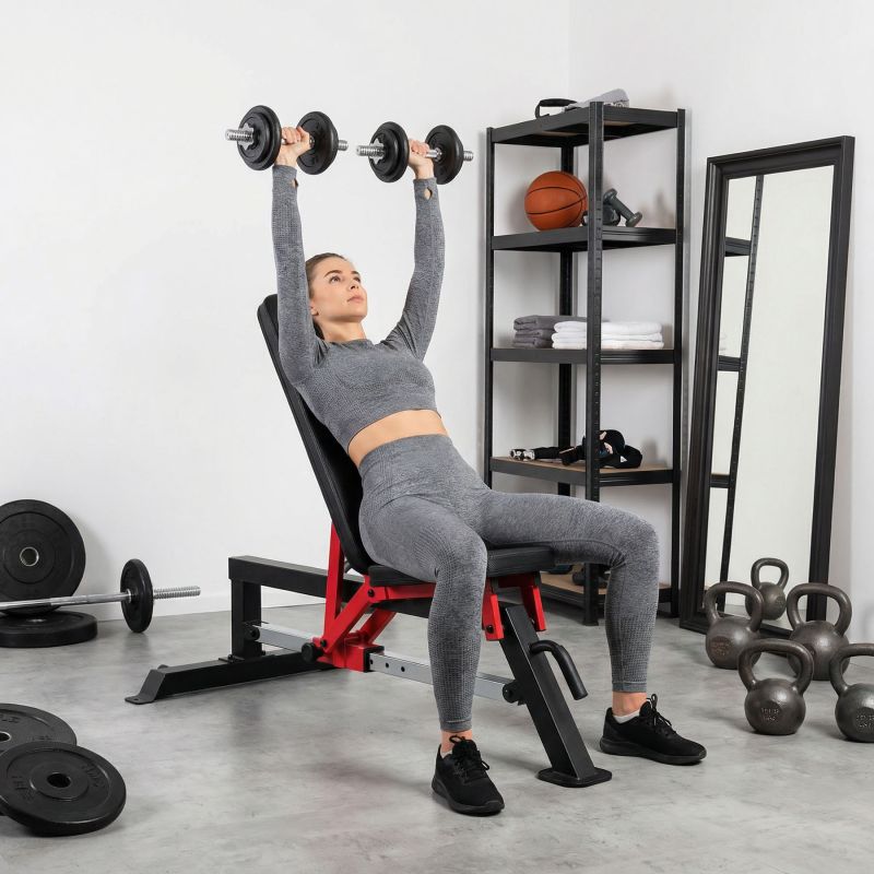 HMS L5166 Semi Commercial Adjustable Exercise Bench póló 17-53-304