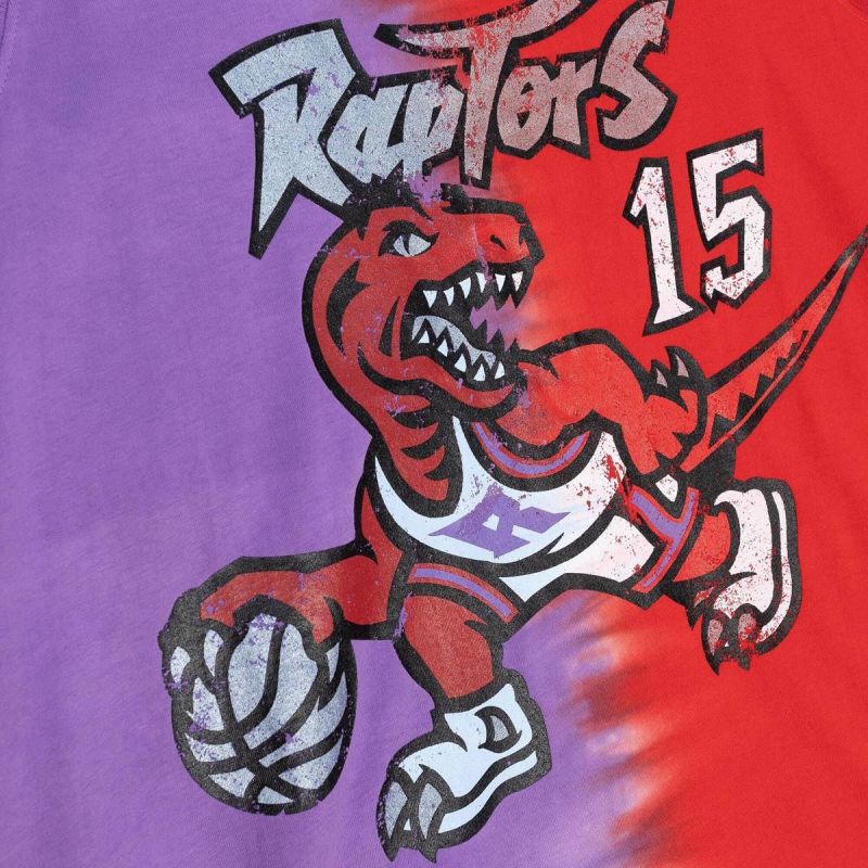 Mitchell & Ness NBA Toronto Raptors Vince Carter Tie Dye Cotton Tank - TTNK3206-TRAYYVCAPRRD 4xl atléta