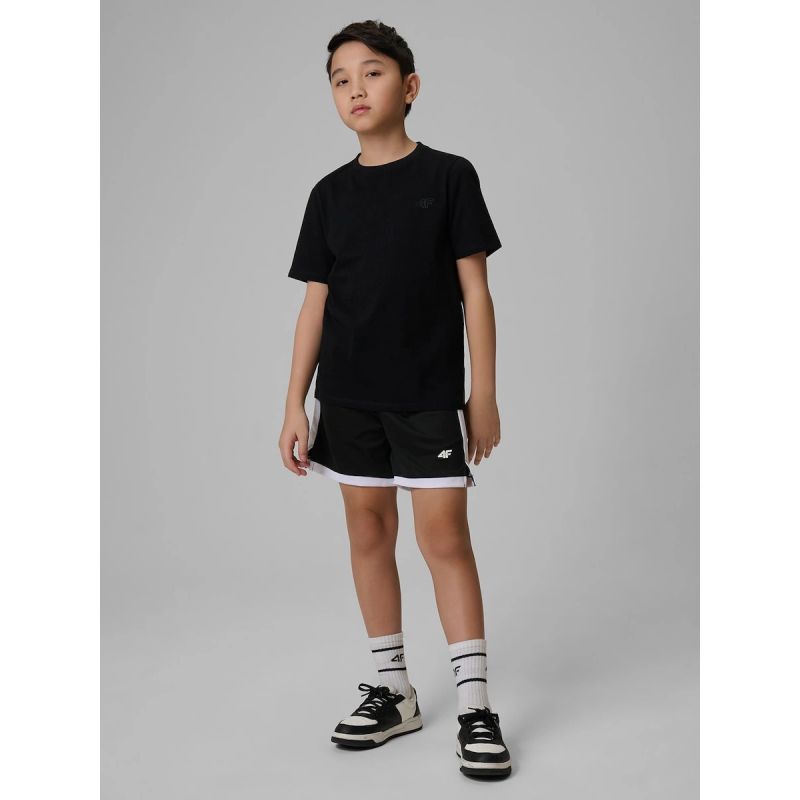 4F Boys' Plain Regular-Fit T-Shirt gyerek póló 4FJRMM00TTSHM3596-20S