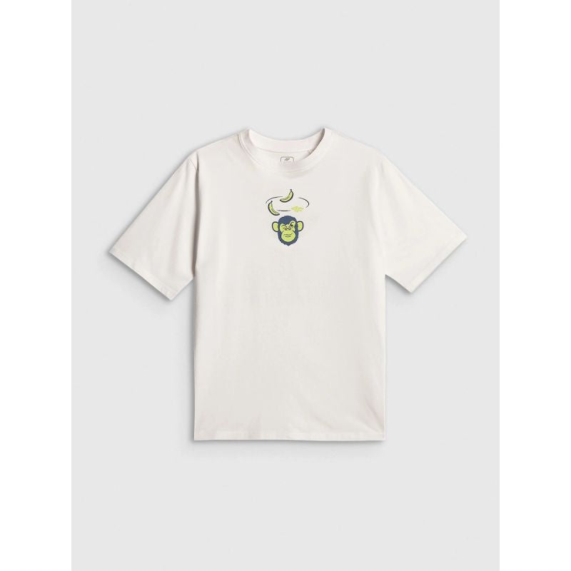 4F Boy's loose T-shirt with print 158/164 ruházat 4FJRSS26TTSHM4276-10S