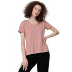 4F T-shirt W H4L22 56S rózsaszín női póló H4L22TSD35256S