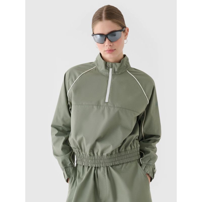 4f Women's cropped transition jacket with a stand-up collar 4FRSS24TTJAF0886-44S General