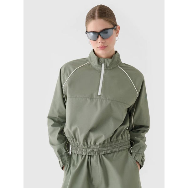 4f Women's cropped transition jacket with a stand-up collar 4FRSS24TTJAF0886-44S General