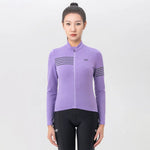 Rockbros TVI Women's Long Sleeve Cycling Jersey Fall/Winter L - Purple l \ fioletowy kötött sapka 15310002003-211746