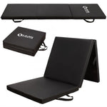 HMS Folding gymnastics mattress black MGS02 fekete fitness matrac 17-44-281