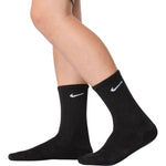Nike Everyday Cush Crew Kids Socks 6 Pairs fekete zokni