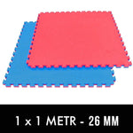 DBX Bushido Exercise mat with Safety Certificate - Puzzle 1x1m - Tatami 26mm mats, puzzle, training equipment
