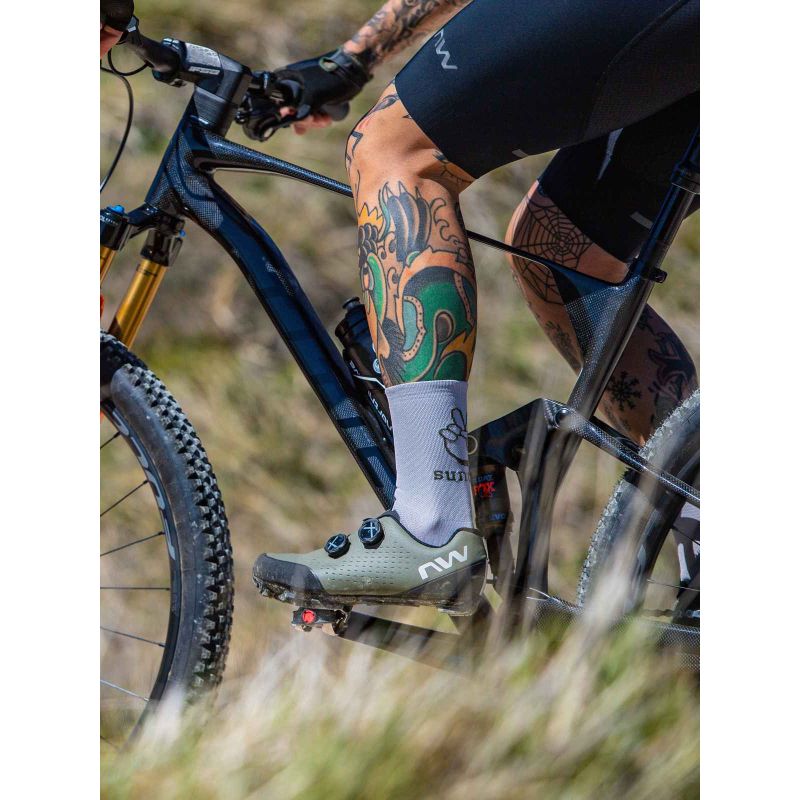 Northwave Sunday Monday Sock cycling socks gray szürke zokni C89222012_94