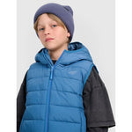 Boy's down vest with synthetic filling 4F 4FJRAW25TVJAM324-32S kabát