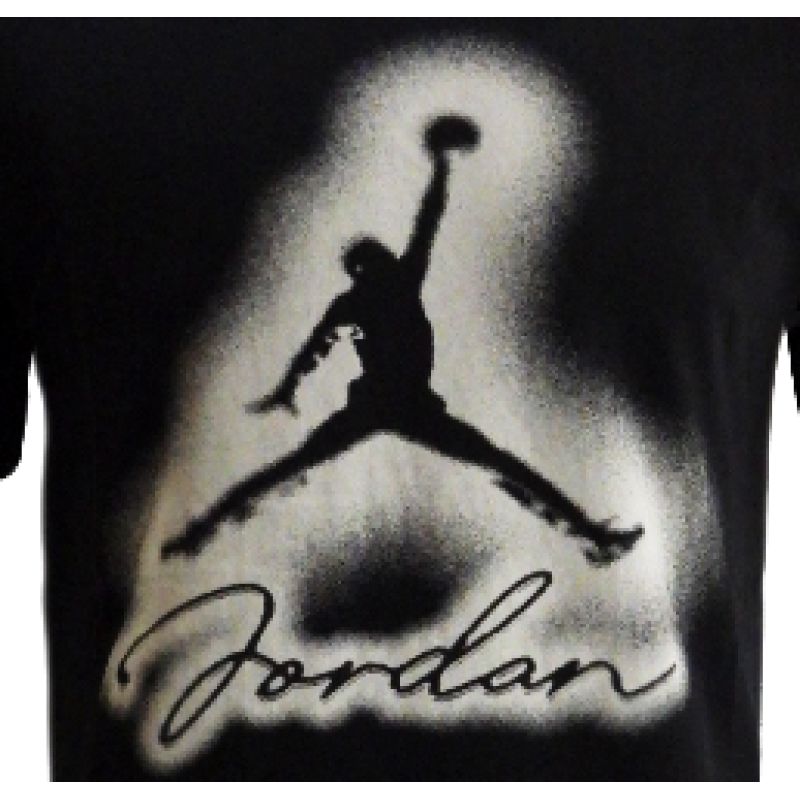 AIR Jordan Flight MVP Men's Sports T-Shirt Black - fekete póló