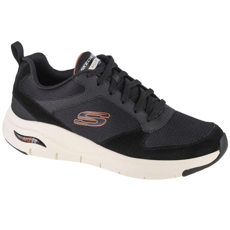 Skechers Arch Fit - Servitica 232101-BLK Black 45 Cipő