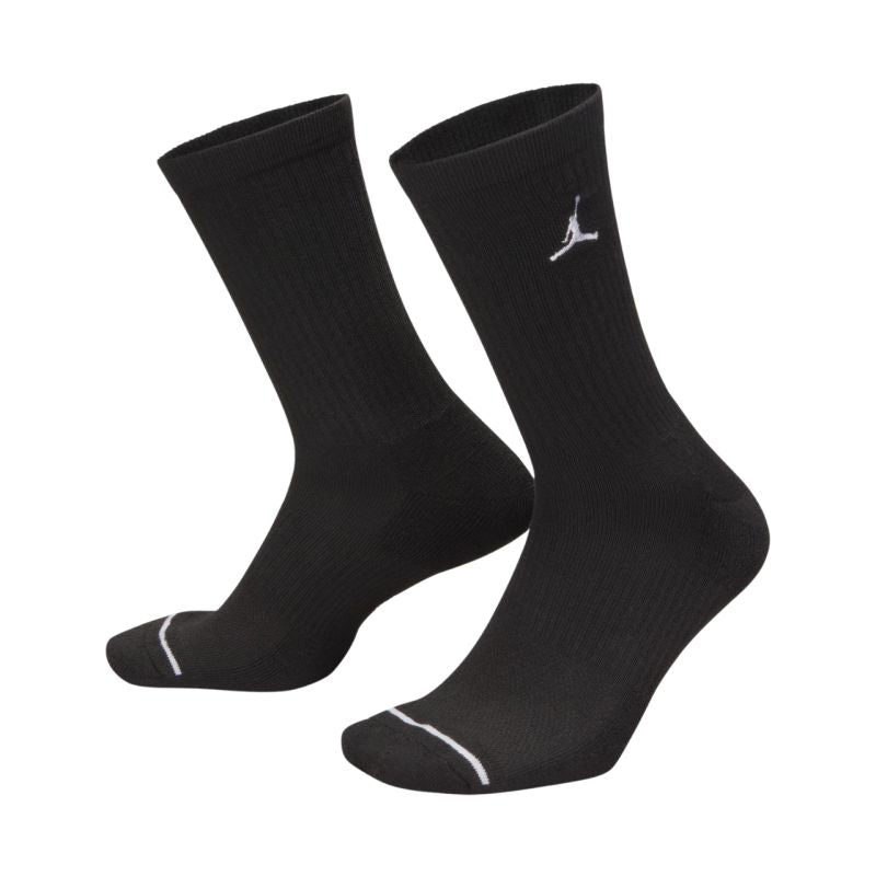 Jordan Everyday Cushioned Crew Socks 6 pairs black HV6228 fekete zokni
