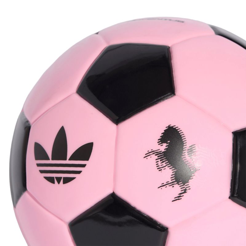 Adidas Juventus Away Mini Pink-Black fekete labda KE5117
