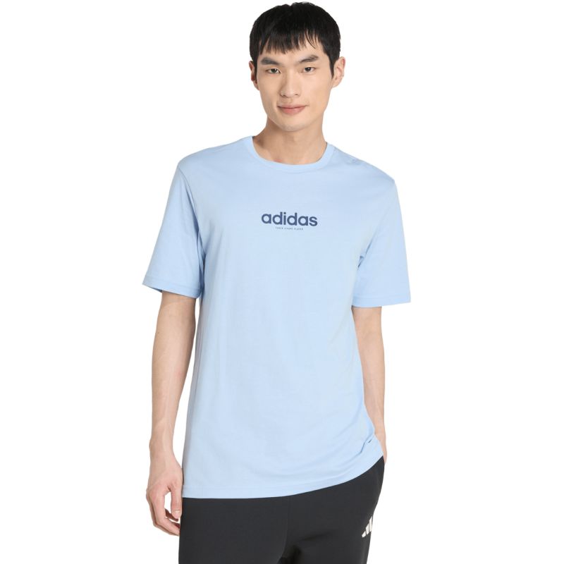 Adidas Men's Burger Flavor Graphic T-shirt light kék ruházat KT9731