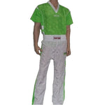 TOP TEN NEON kickboxing outfit green and white