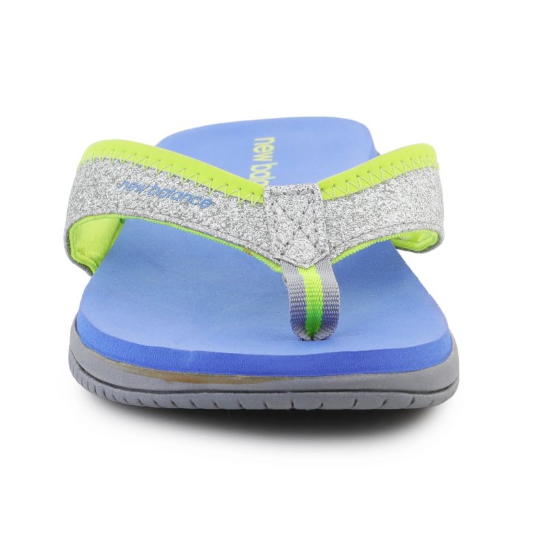 New Balance Kid`S Jojo Thong Gray/Blue Flops