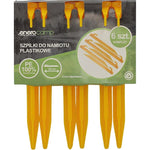 Tent Pegs 22 Cm Set 6 Pcs Plastic Enero Camp