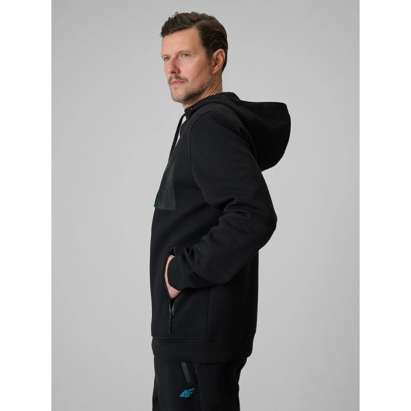 4F Men's regular hooded sweatshirt pulóver