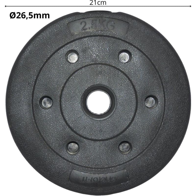 Enero Concrete Load 2.5 Kg Fit Fi26.5 weight, strength training equipment, training equipment
