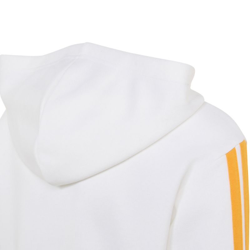 Adidas Real Madrid Kids Hoodie fehér kapucnis pulóver