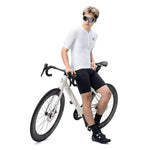 Rockbros 15200025 Short Sleeve Cycling Jersey Size S - White biały \ s póló