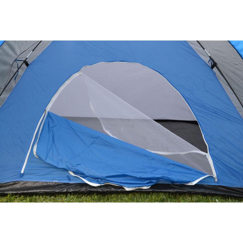 Enero Camp 4-Person Cool Black-Blue Tent kék tents, tourist equipment
