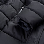 Iguana Quilted Winter Coat Manka W fekete kötött sapka 92800621825