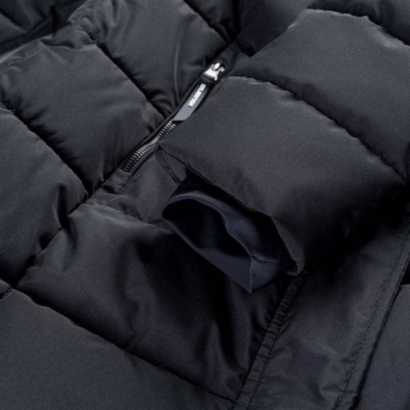 Iguana Quilted Winter Coat Manka W fekete kötött sapka 92800621825
