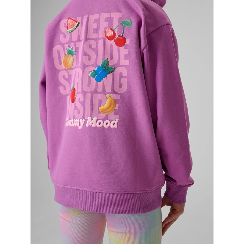 4F Girls’ Loose-Fit Hooded Sweatshirt 158/164 gyerek kapucnis pulóver 4FJRSS26TSWSF2902-51S