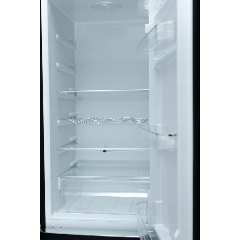 Vans Ravanson 250l Retro Refrigerator | LED lighting | Vintage style | 545 x 585 x 182 mm | fekete home appliances