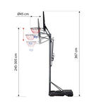 NILS ZDK020 basketball hoop labda