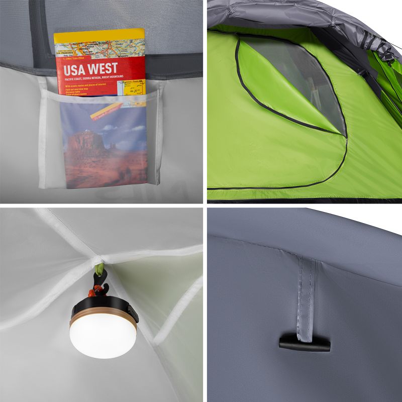 Nc6006 Green-Grey Discovery Nils Camp Tent szürke hátizsák