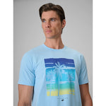 4F Men's regular printed T-shirt póló 4FRSS26TTSHM4291-34S