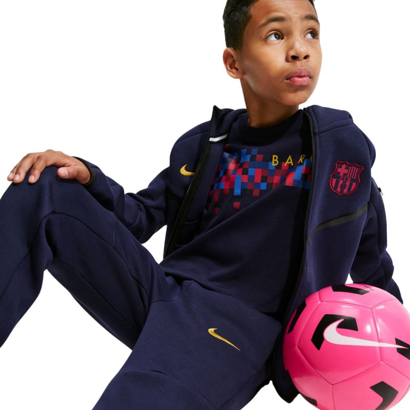 Nike FC Barcelona Tech Fleece Kids' Pants Navy kék ruházat II3728498