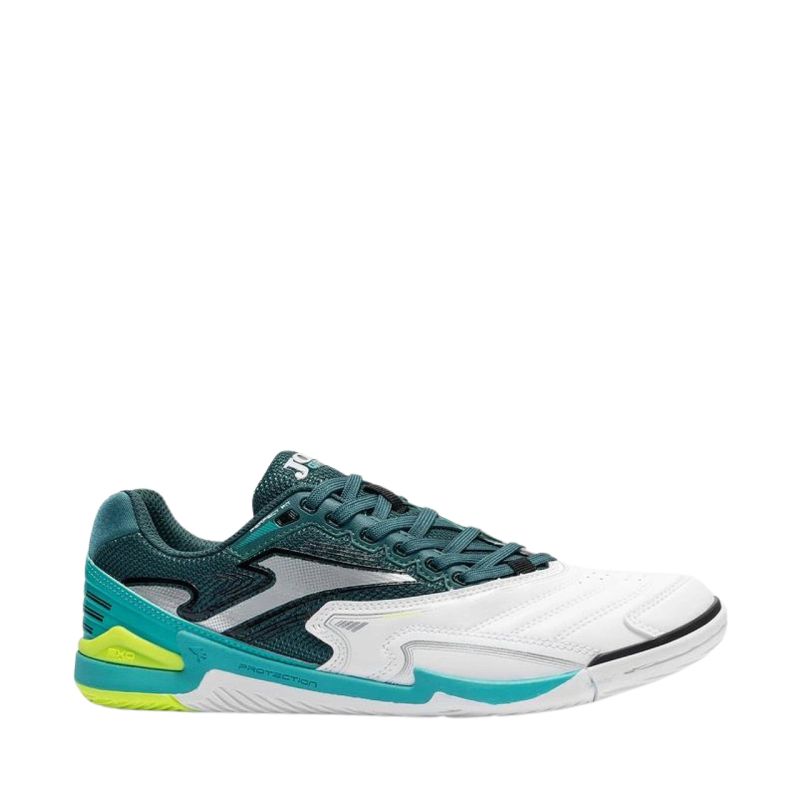 Joma Cancha 2602 Indoor Football white-green zöld focicipő CANS2602IN