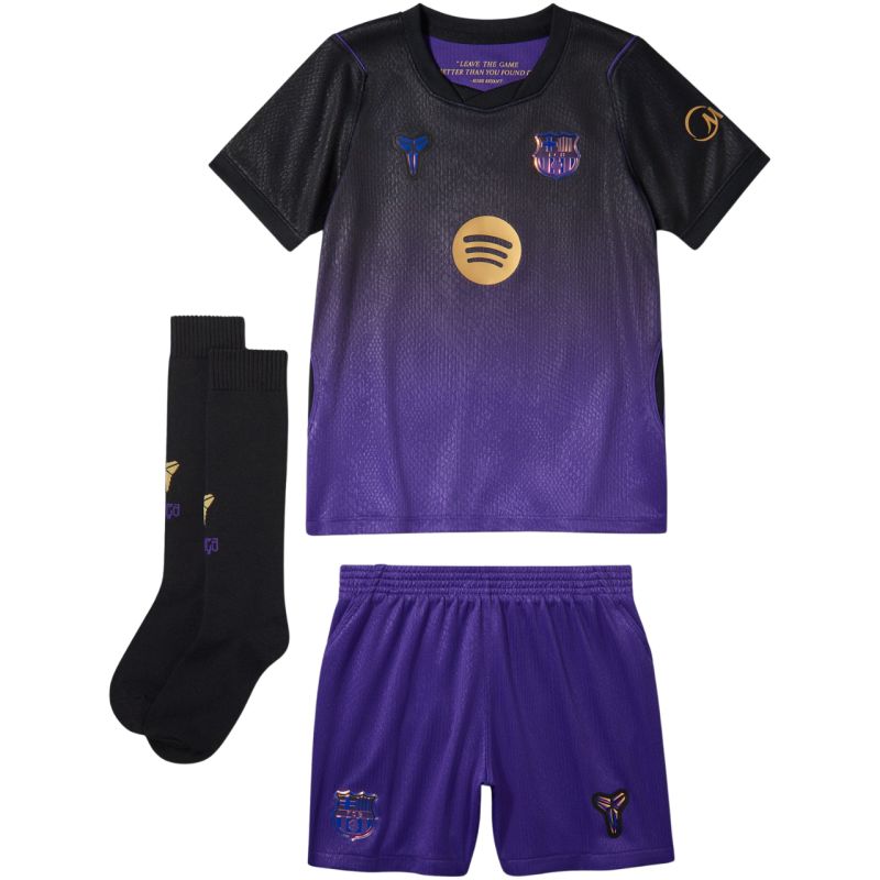 Nike FC Barcelona Stadium Away 2026/27 Kids' Soccer Kit Purple- fekete kiegészítő II1649505