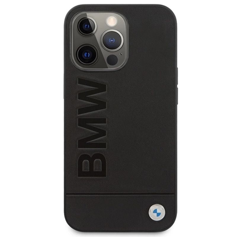 DC Etui BMW iPhone 14 Pro 6,1" czarny/black hardcase Signature Logo Imprint Magsafe fekete telefontok