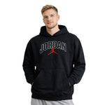 AIR Jordan Brooklyn Fleece Men's Hoodie Black - fekete pulóver