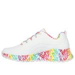 Skechers Women's UNA LITE EXUBERANT HEARTS Sneakers 177976 WMLT cipő