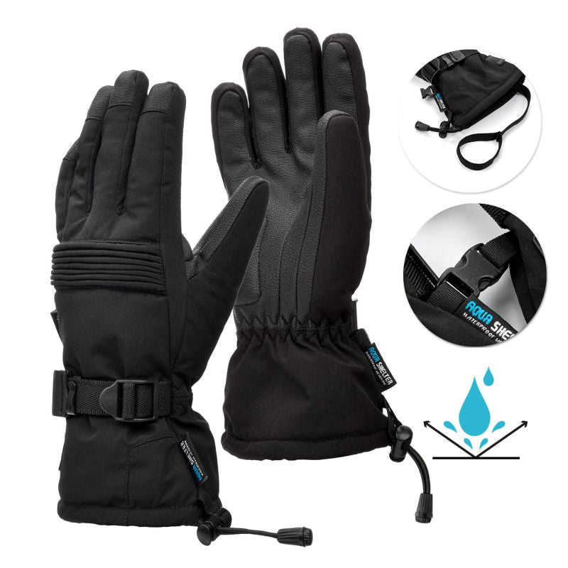Meteor Alpora S winter gloves black uniw kesztyű