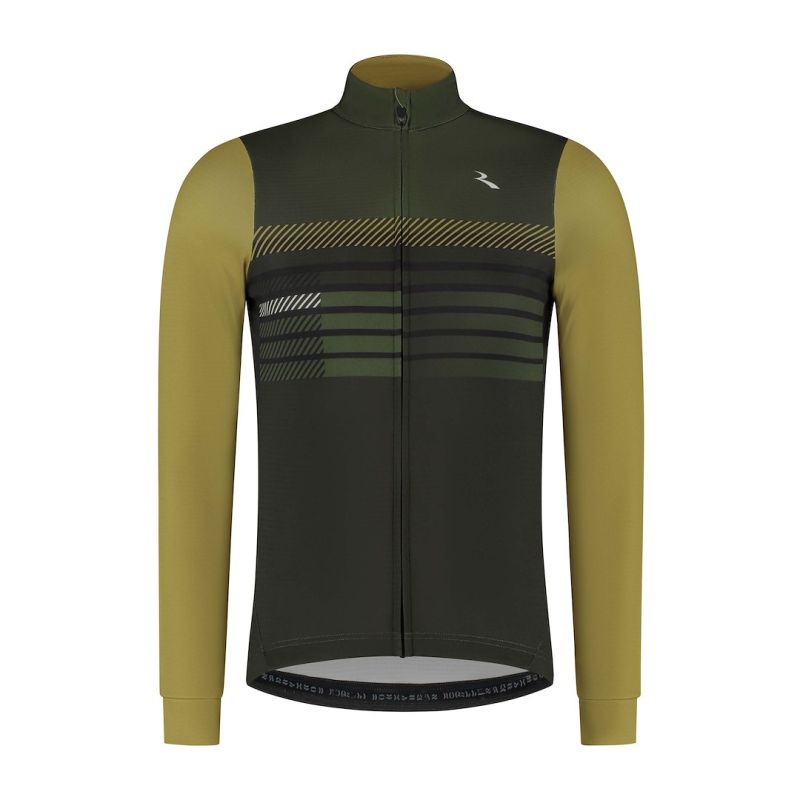 Rogelli STRYDE long sleeve shirt black and zöld kiegészítő SIRC1010006.400.M