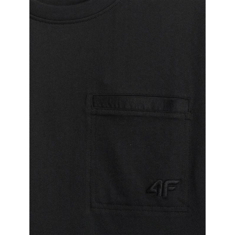 4F Men's regular plain T-shirt póló