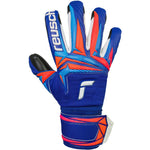 Reusch Attrakt Infinity Evolution NC Junior Goalkeeper Gloves Blue-Black 5672725 fekete kapuskesztyű