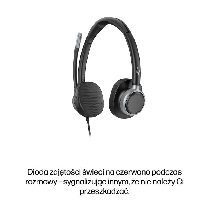 HP Poly Mission 625 Stereo USB Wired Headset