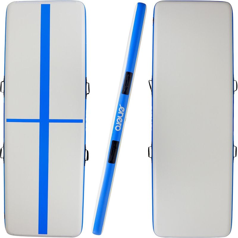 Enero Air Truck Gymnastic Mattress Mat Acrobatic Path Electric Pump kék for school, mattresses, pumps, training equipment