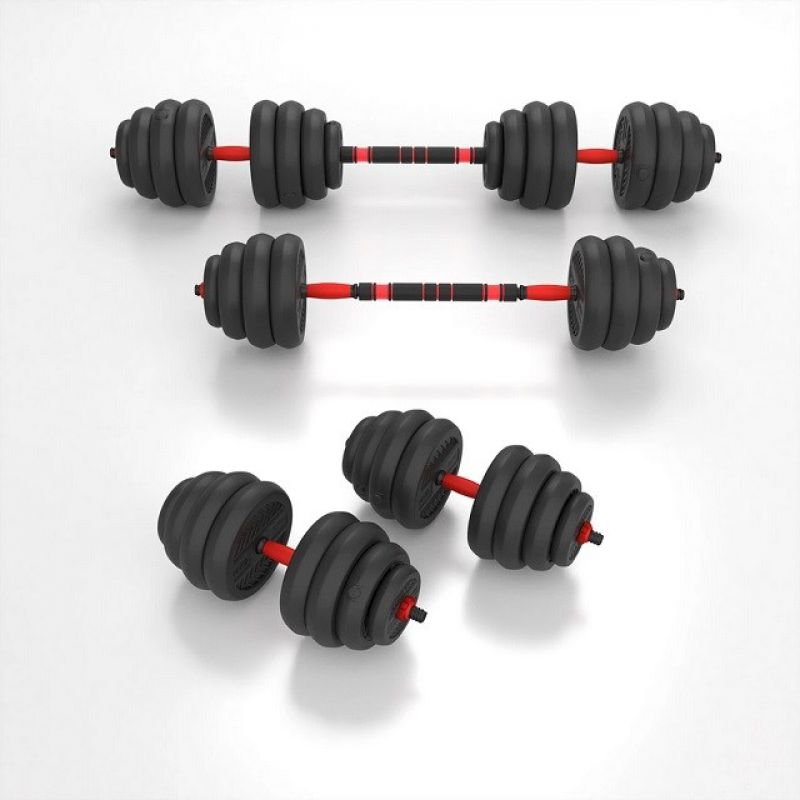 HMS 6-in-1 weight set (barbell, dumbbells and kettlebell) 40kg edzőfelszerelés 17-57-070