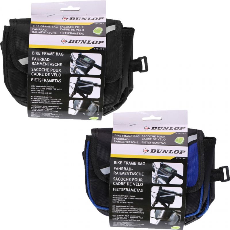Dunlop Bike Frame Bag 2ass fekete kiegészítő 027395