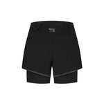 Rogelli women's 2in1 DISTANCE black fekete short