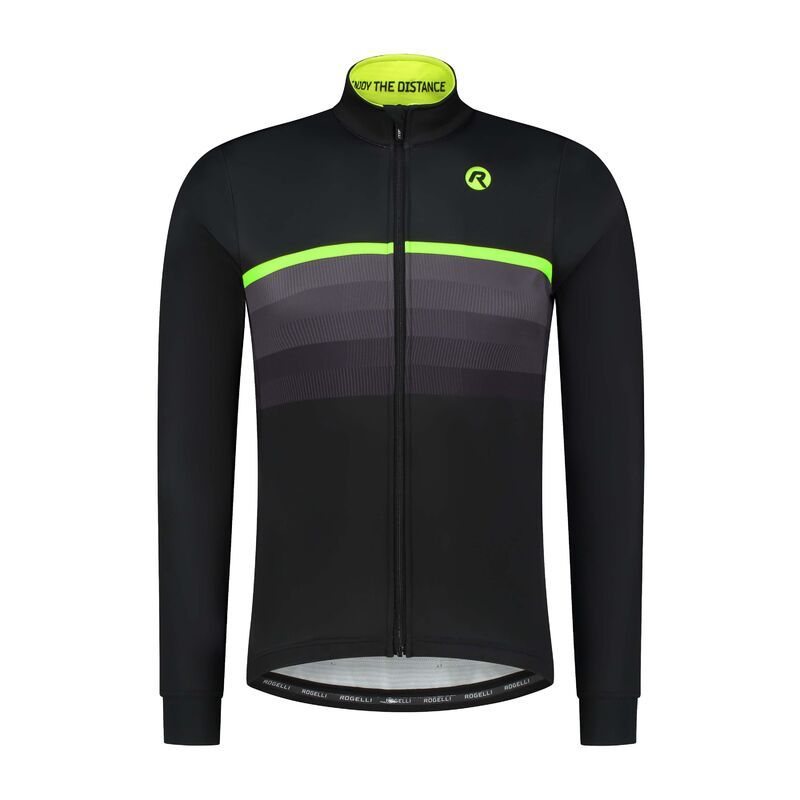 Rogelli HERO II winter black-fluorescent fekete dzseki